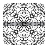 100 Mini Mandalas: A Mandala Coloring Book for Adults and Kids with Easy, Cute, and Tiny Designs for Stress Relief and Relaxation WoodArtSupply