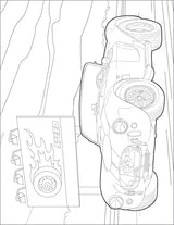 Coloring Book for Kids: Cool Cars & Trucks WoodArtSupply