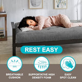 Mozaic Full Size 12-inch Futon Mattress, Polyester, Medium Mozaic