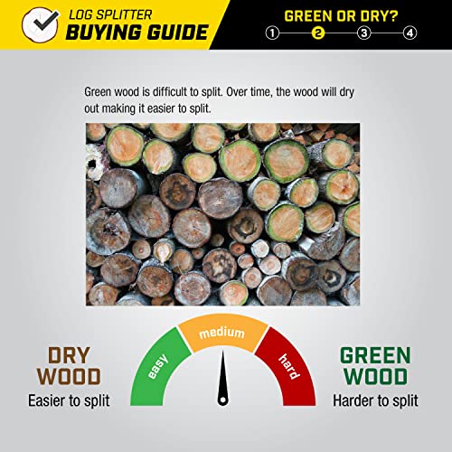 Champion Power Equipment 90720 Champion 7-Ton Compact Horizontal Gas Log Splitter with Auto Return, Black Champion Power Equipment