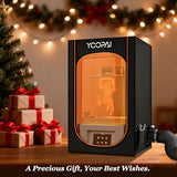 Multifunctional Resin 3D Printer Enclosure with Ventilation Filter, High Quality 3D Printer Vented Enclosure Tent Cover Eliminate Odors Compatible with Anycubic Elegoo Series LCD Resin UV 3D Printer YOOPAI