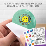 Spiggly Glow in The Dark Rock Painting Kit For Kids 6-12 | Arts and Crafts Painting Rocks for Kids | Kids Craft Paint Kits | Craft Activities Kits | Arts and Crafts Gifts for Boys Girls| Birthday Gift Spiggly