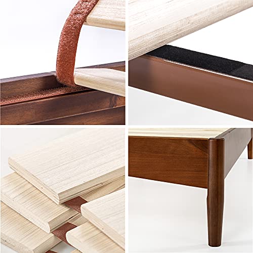 Zinus Linda Mid Century Solid Wood Platform Bed Frame with Spindled Headboard - Full Size Zinus