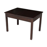 International Concepts Juvenile Table with Lift Up Top for Storage, Java Finish IC International Concepts