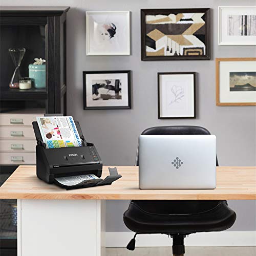Epson Workforce ES-400 II Color Duplex Desktop Document Scanner for PC and Mac, with Auto Document Feeder (ADF) and Image Adjustment Tools, ES-400 II Epson