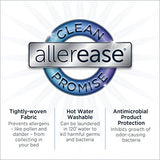 AllerEase Waterproof Mattress Protector, Maximum Allergy Mattress Protector, Full Mattress Cover Aller-Ease