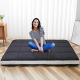 LILYPELLE Twin Size Futon Mattress - Extra Thick Japanese Floor Mattress, Foldable Roll Up Mattress Sleeping Tatami Mat Floor Lounger Guest Bed, Easy to Store and Portable for Camping LILYPELLE