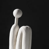 Decorative Bookends for Shelves，Bookends for Heavy Books Resinous Thinker Statue,Book Shelf Decor，Modern Creative Office Company Bookends Ornament Decorations SZGYCSM