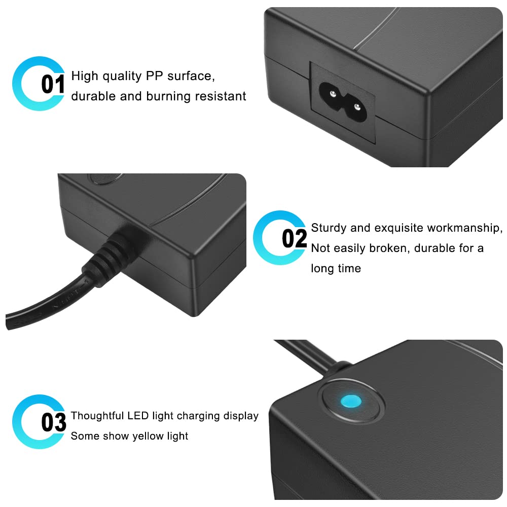 Power Recliner Power Supply, Sopito Universal 2-Pin AC/DC Adapter 100-240V, Quality 29V 2A Switching Transformer, Replacement Part for Recliner/Electric Sofa/Lift Chair/Couch/Standing Desk Sopito
