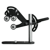 Woodworking Lathe Center Frame Spindle Steady Rest Wood Turning Accessory Shakeproof 3 Wheels Stabilizer Auxiliary Clamping Tool MOBUKJUU