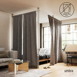 Umbra Anywhere Expandable Curtain Rod and Room Divider, Nickel Umbra