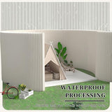 Paper Room Divider, Portable Room Dividers and Folding Privacy Screens, Divider for Room Separation, for Dorm Studio Office HKJBEQU