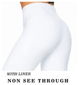 Kcutteyg Yoga Pants for Women with Pockets High Waisted Leggings Workout Sports Running Athletic Pants (White, X-Large) Kcutteyg