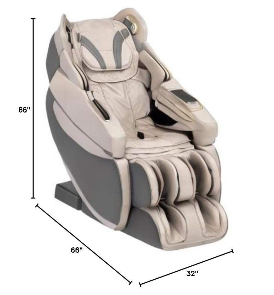 Titan OS-3D Hamilton LE 3D Massage Chair with Smart Voice Control Taupe Titan