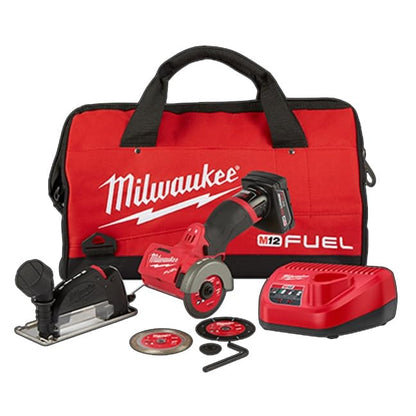 Milwaukee M12 FUEL 3" Compact Cut Off Tool Kit - WoodArtSupply