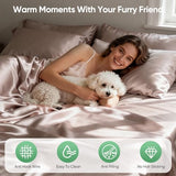 Luxury Organic Tencel & Viscose from Bamboo Cooling Sheet Set,Silky Soft Lyocell Sheets with Deep Pocket, Hypoallergenic & Breathable Bedding with Pillowcases (Sand, King) Pillcase