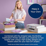 Brother Sublimation Printer and 4-Color Sublimation Ink Cartridge Set