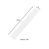 Luxdecor Real Wood Planks for Wall- White Shiplap Boards 5" Peel and Stick Shiplap Boards 10 Pieces Wall Shiplap Planks Board 12.5 Sq Ft Luxdecor