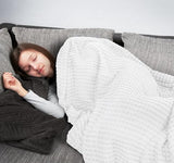 Utopia Bedding White 100% Cotton Waffle Blanket 300 GSM [Queen - 90x90 Inch] Soft Lightweight Breathable Bed Blanket for All Season Utopia Bedding