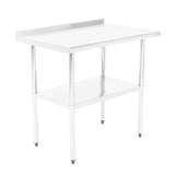 Pearington NSF Certified Stainless Steel Kitchen Prep and Work Table, Commercial Work Table for Restaurant and Home, 36" x 24", Stainless Steel Pearington