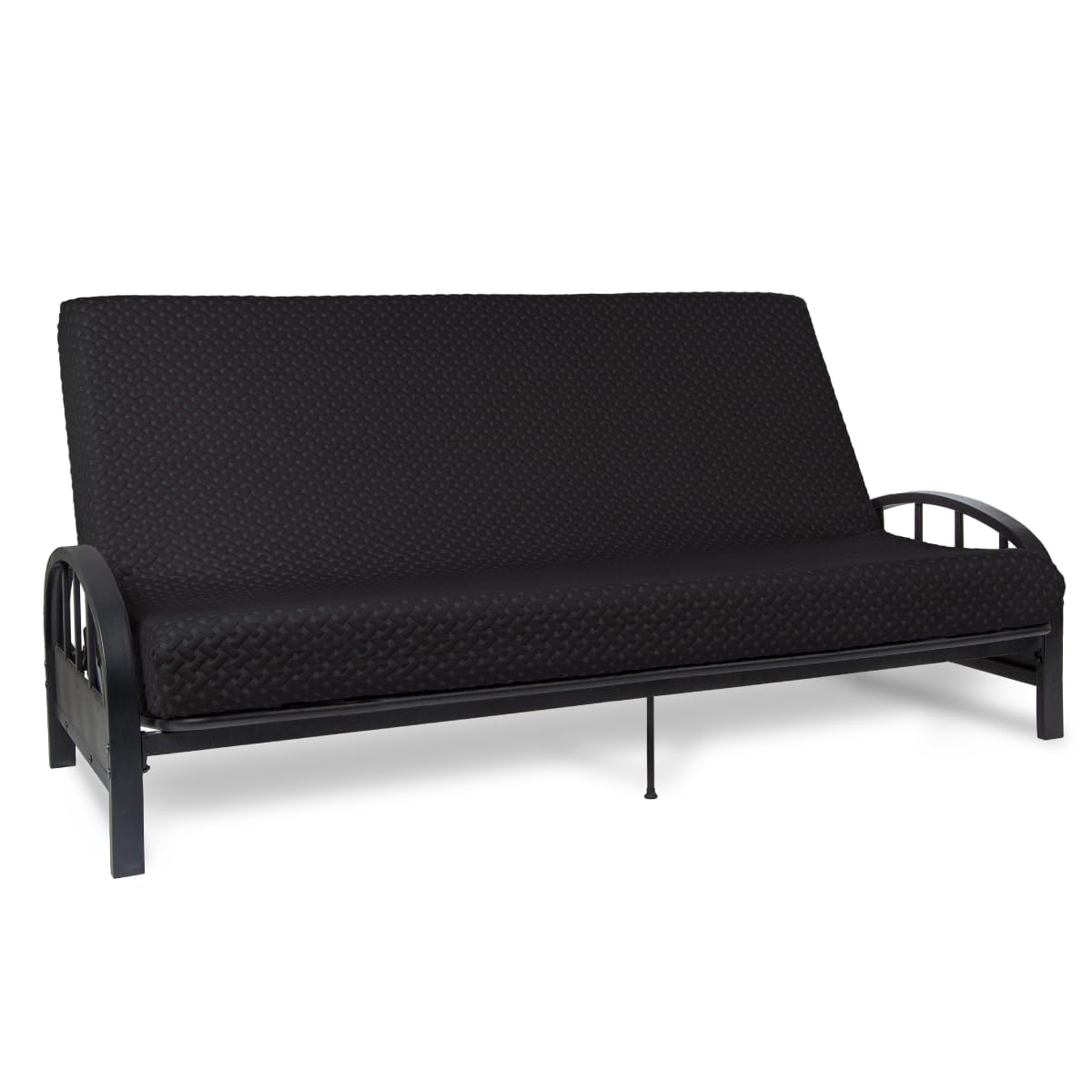 Milliard Memory Foam Futon Mattress - Full Size (Frame Not Included) (Black), 71"52"x6" Milliard
