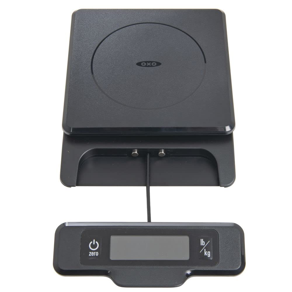 OXO Good Grips 5-lb Food Scale with Pull-Out Display,Black OXO