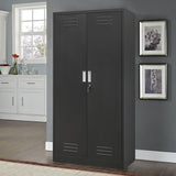 CJF Locking Storage Cabinet with Adjustable Shelves, 72" Metal Storage Cabinets for Garage, Office, Home, Pantry, Classroom CJF