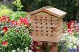 Wildlife World Interactive Wooden Bee House - Pollinator Bee Management System Wildlife World