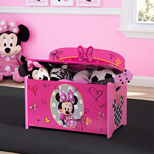 Delta Children Deluxe Toy Box, Disney Minnie Mouse Delta Children