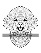 Amazing Dogs Coloring Book: Beautiful Dogs, Adorable Puppies, and Relaxing Designs for Adults and Teens WoodArtSupply