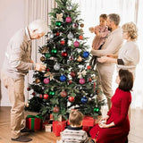 DJEMMPS Christmas Tree Stand, Folding Xmas Tree Stand Metal Christmas Tree Stand for Artificial Tree Folding Stand,Christmas Tree Base, Fits 0.5-1.25 Inch Pole DJEMMPS