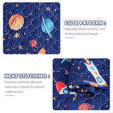 CIMVI Space Rocket Universe Quilt Set Twin for Kids Boys Bedding Sets with Pillowcase Soft Microfiber Bedspread Lightweight Cute Summer Quilted Blanket All-Season CIMVI