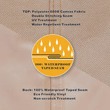 ULTCOVER Waterproof Patio Lounge Chair Cover Heavy Duty Outdoor Chaise Lounge Covers 2 Pack - 76L x 32W x 32H inch ULTCOVER