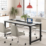 Tribesigns Modern Computer Desk, 70.8 x 31.5 inch Large Office Desk Computer Table Study Writing Desk Workstation for Home Office, Conference Room Tribesigns