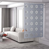Felt Fiber Surface High Density Polyester Fiber Board 11"x11" Hanging Room Divider Panel Cut Room Partition Home Decoratio (12 Pcs) (Oatmeal) OSHIYINN