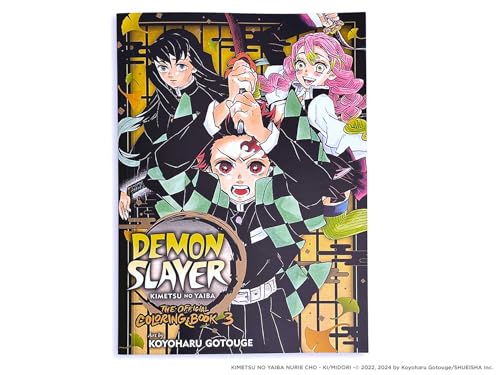 Demon Slayer: Kimetsu no Yaiba: The Official Coloring Book 3 WoodArtSupply