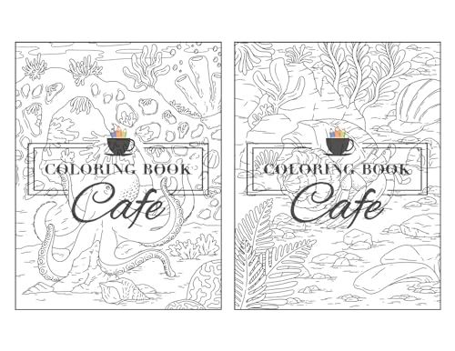 Ocean Life Coloring Book for Adults: Beautiful Ocean Wildlife Designs with Whales, Dolphins, Turtles, Tropical Fish and More WoodArtSupply