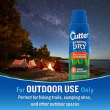 Cutter Backwoods Dry Insect Repellent, Mosquito Repellent, 25% DEET, Sweat Resistent, 4 Ounce (Aerosol Spray) Cutter