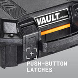 Pelican Vault V300-5 Pistol and 19 Magazine Pre-Cut Foam Gun Case (Black) Pelican