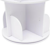 2-Tier Rotating Bookshelf Tower, Corner Bookcase Spinning Bookshelf, 360 ° Revolving Bookcase Book Storage Organizer Rack, Floor Standing Bookcases Display Shelf,Used for Bedroom,Living Room (2 Tier) Omosiroi