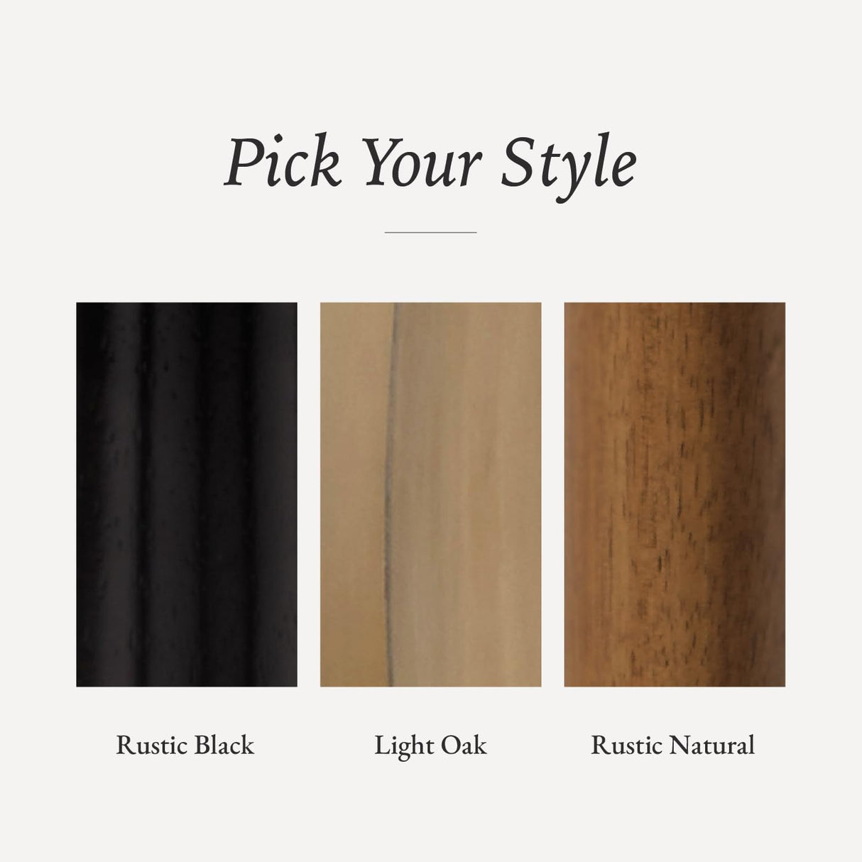 Maven Lane Kitchen Stool, Modern Farmhouse Wood Counter Barstool, Kitchen Island Counter Stool, Counter Height Stools for Kitchen, Wide Seat Backless Bar Stools, Luna 26", Rustic Natural, Set of 3 Maven Lane