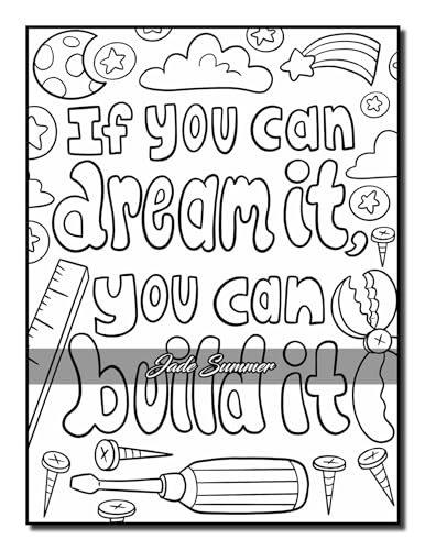 Positive Quotes: An Inspirational Coloring Book for Adults, Teens, and Kids with Positive Affirmations, Motivational Sayings, and More! (Inspirational Coloring Books) WoodArtSupply