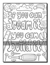 Positive Quotes: An Inspirational Coloring Book for Adults, Teens, and Kids with Positive Affirmations, Motivational Sayings, and More! (Inspirational Coloring Books) WoodArtSupply