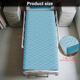 Waterproof Hospital Bed Sheet Mattress Cover Protector Hospital Grade Incontinence Protection, Soft Breathable Fabric for Elderly, Adults Machine Washable (1, Light Blue, 36 * 80inch) VOPHIA