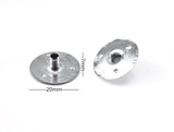 Honbay 250pcs 20mm DIY Candle Making Metal Candle Wick Sustainer Tabs Honbay