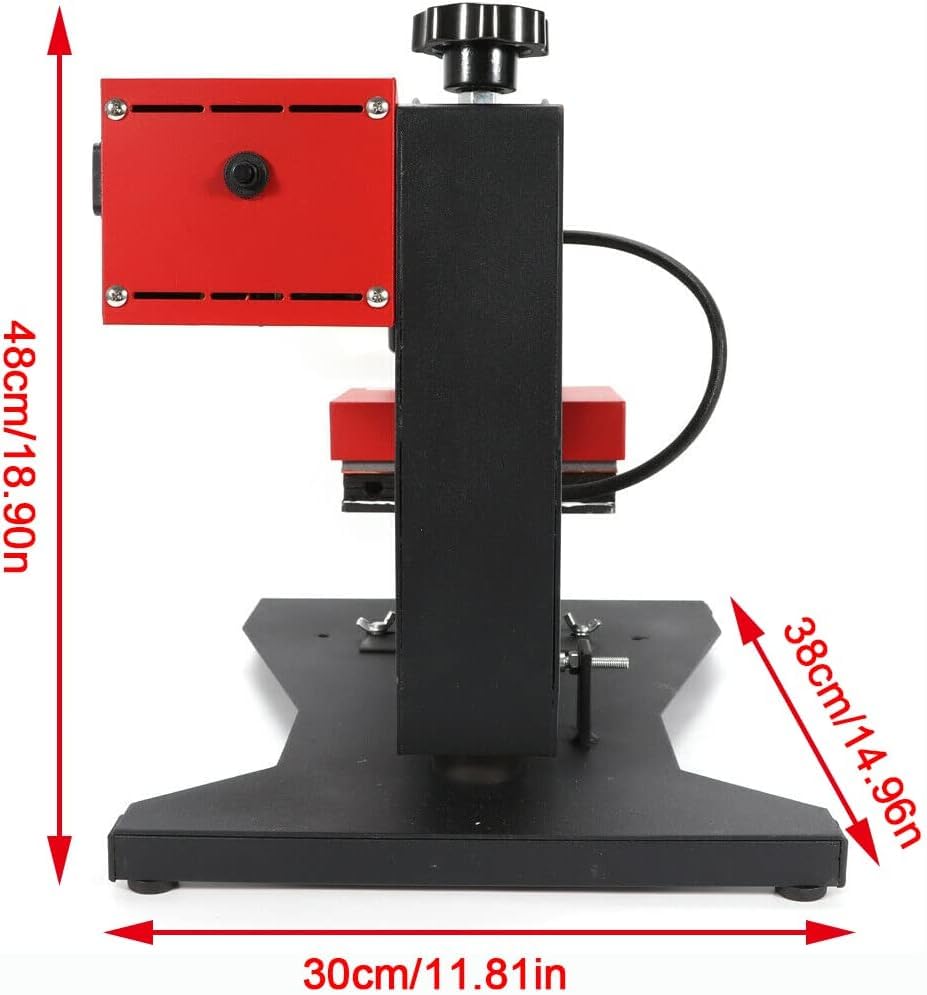 YUNYN Pen Press Transfer Machine 6 in 1 Pen Heat Press Transfer Machine Digital 3D Sublimation Heat Press Machine Logo Transfer Printing Machine for DIY Pen Printing 110V 350W