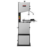 VEVOR Band Saw, 14-Inch, 480-960 RPM Continuously Viable Benchtop Bandsaw, 1100W 1-1/2HP Motor, with Optimized Work Light Workbench Stand Cabinet Assembly and Miter Gauge, for Woodworking Aluminum VEVOR