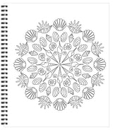 Large Print Easy Color & Frame - Under the Sea (Stress Free Coloring Book) WoodArtSupply