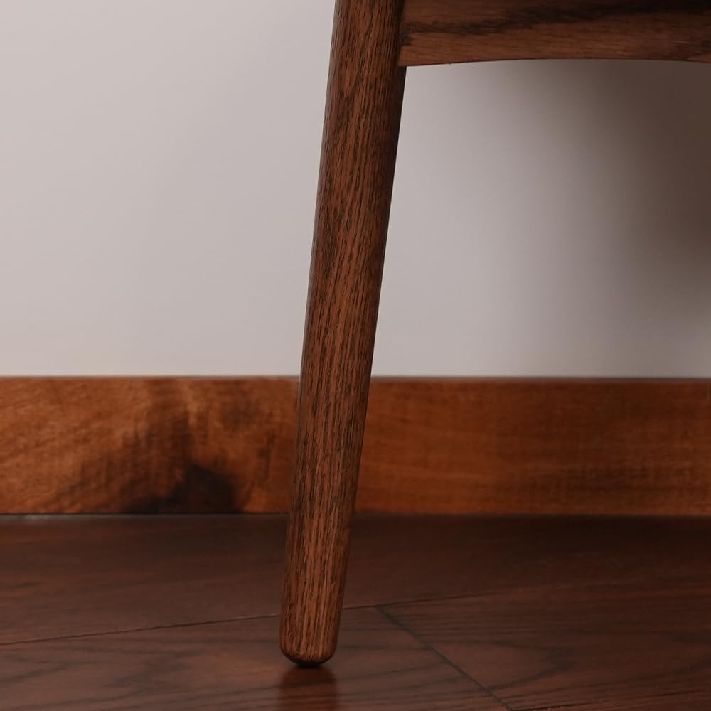 CONSDAN Nesting Table, Wood Coffee Table Set, Side Table Set with Solid Oak Hardwood Structure for Living Room, Bedroom, Balcony CONSDAN