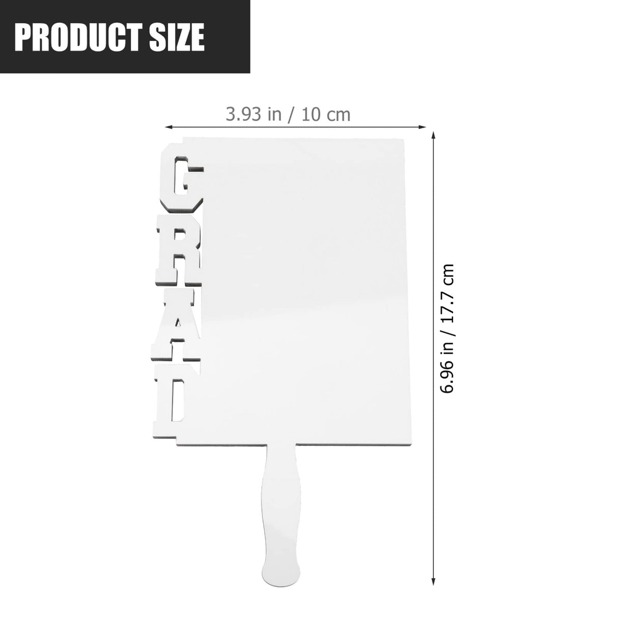 SEWACC Hand Fan Photo Frame Blank Sublimation Graduation Picture Frame DIY Photo Frame for Graduation Party Decor (GRAD) SEWACC